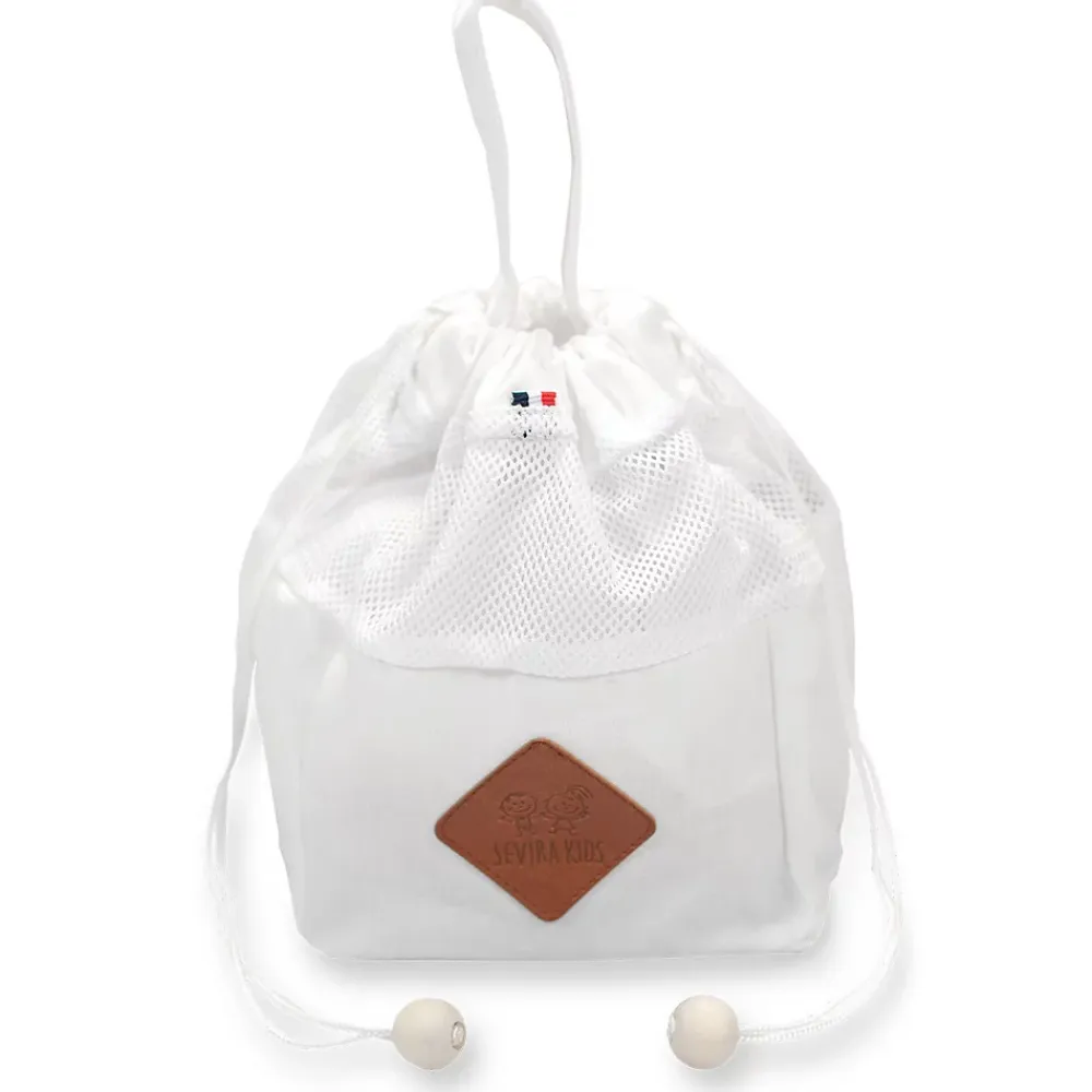 Sevira Kids Pochon distributeur et ses 8 lingettes lavables Jeanne