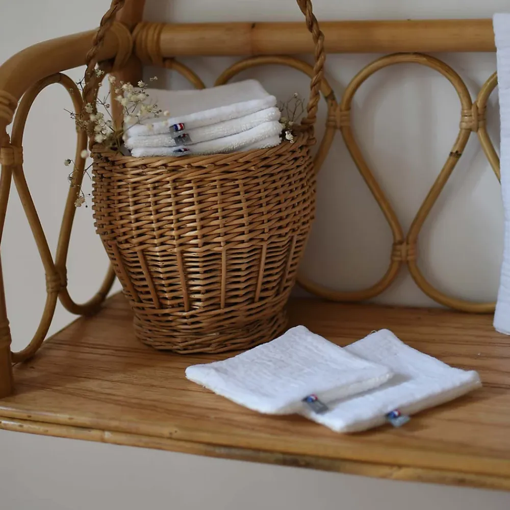 Sevira Kids Pochon distributeur et ses 8 lingettes lavables Jeanne