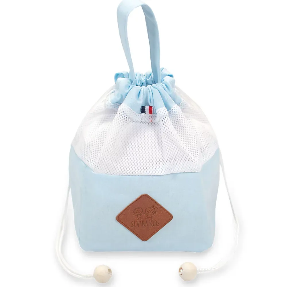 Sevira Kids Pochon distributeur et ses 8 lingettes lavables Jeanne