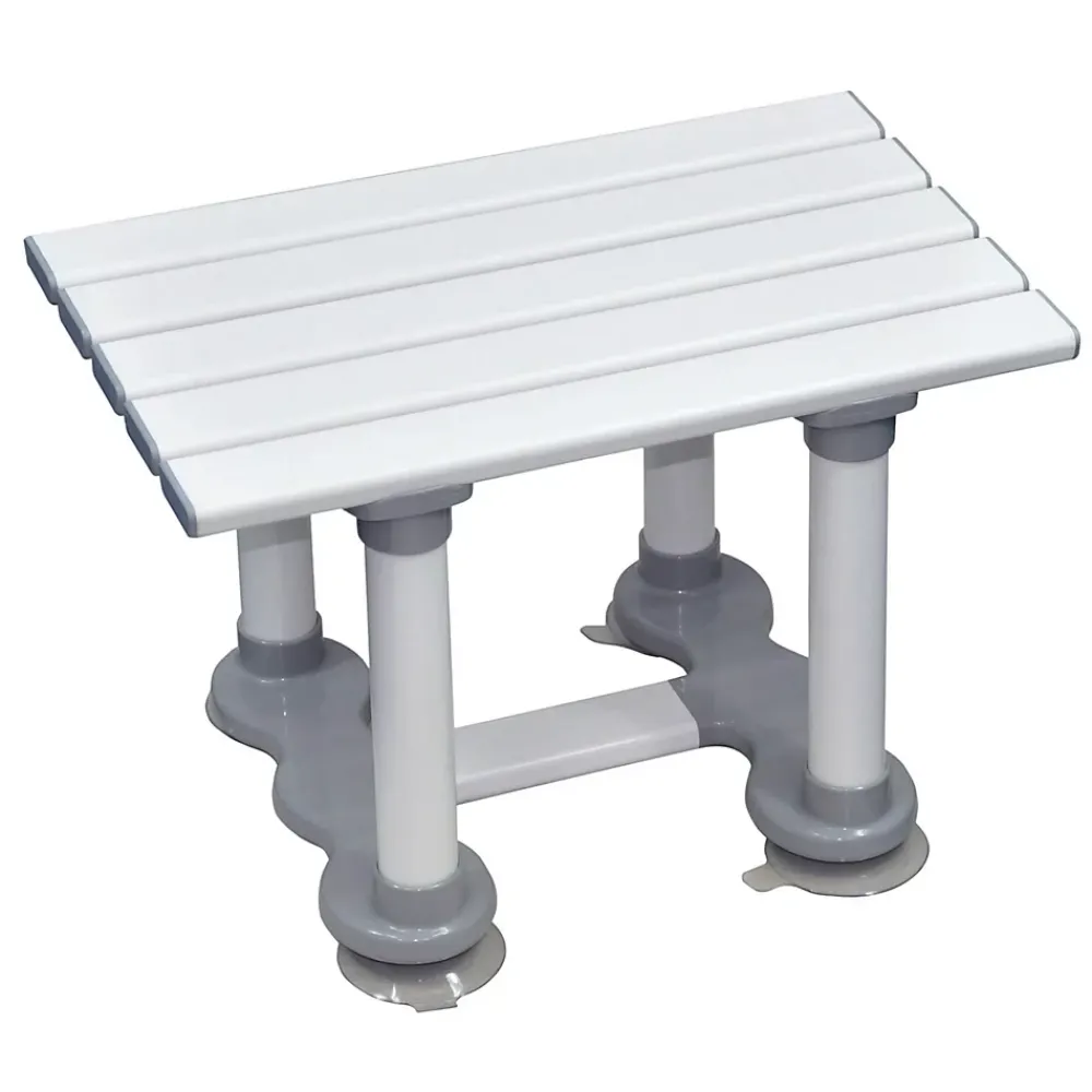 Aidapt Siège de bain en plastique Medina - Hauteur 30 cm - Blanc VR129