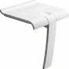 Siège De Douche|Godonnier Siège de douche piètement alu, assise polymère coloris blanc l.45 x P.44,2 x H.50 cm