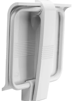 Siège De Douche|Godonnier Siège de douche piètement alu, assise polymère coloris blanc l.45 x P.44,2 x H.50 cm