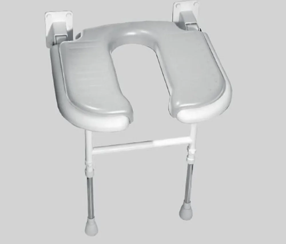 Siège De Douche|AKW Siège de douche rembourré en U - Coloris: gris