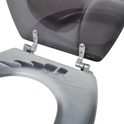Abattant Wc|Helloshop26 Siège de toilette abattant avec couvercle mdf
