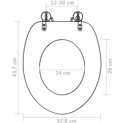 Abattant Wc|Helloshop26 Siège de toilette abattant WC avec