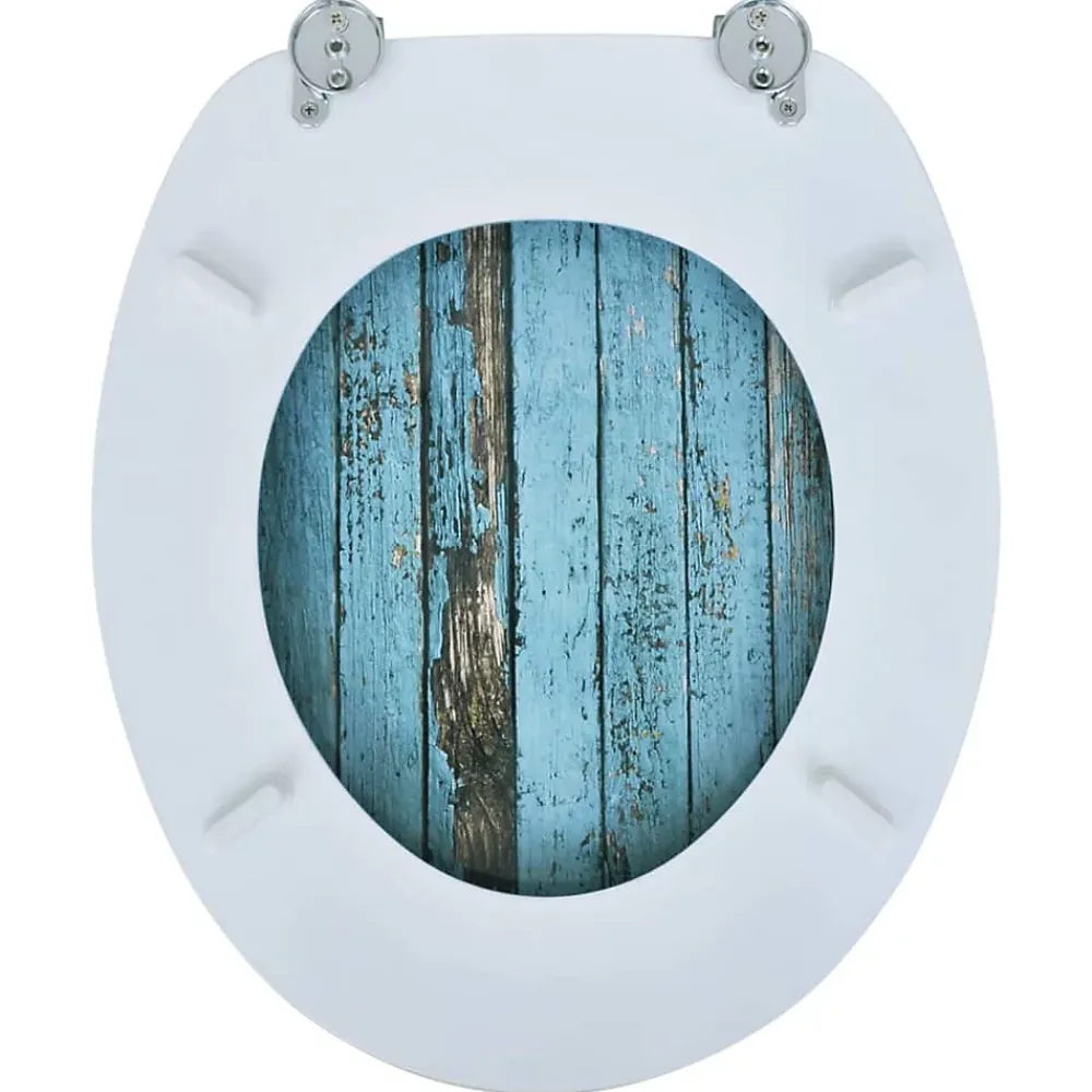 Abattant Wc|Helloshop26 Siège de toilette abattant avec couvercle mdf
