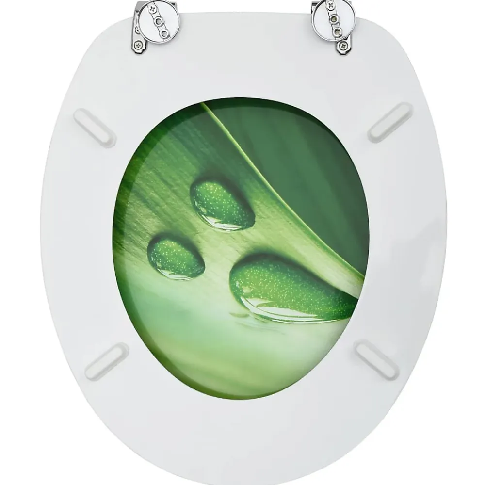 Abattant Wc|Helloshop26 Siège de toilette abattant WC avec mdf