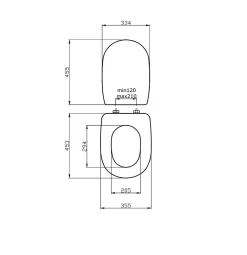 Kiamami Valentina Siège De Toilette Compatible Modèle Diana En Mdf Blanc