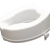 Wc Pmr|Aidapt Siège de toilette surélevé en plastique sans couvercle blanc Senator - hauteur 16 cm VR224E