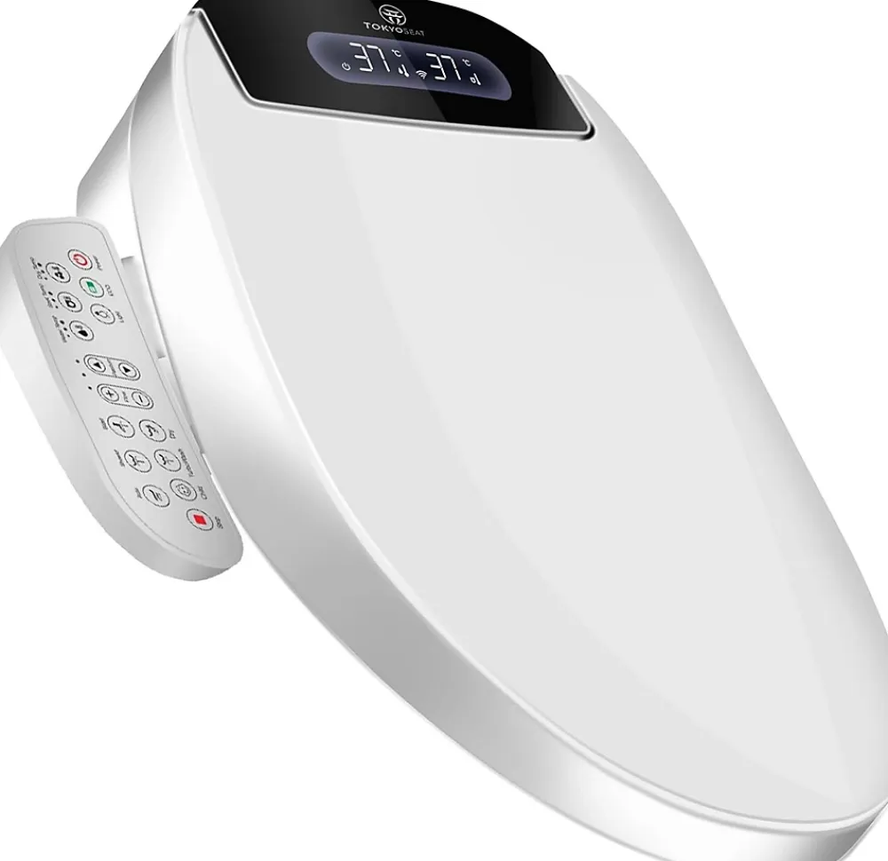 Wc Japonais|Nature Pro Siège Toilette Japonaise Complet, Abattant WC Japonais Lavant Séchant cuvette Japonaise Chauffante, Bidet Toilette WC eau chaude