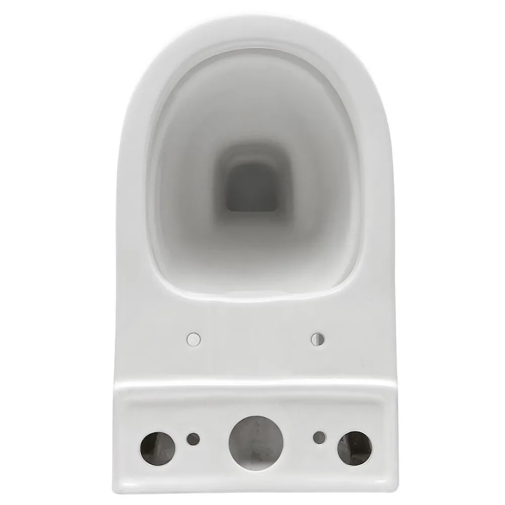 Wc À Poser|Siko Combi WC à poser sans bride, avec abattant slim softclose - remplissage par le côté (EUR990)