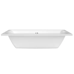 Baignoire Droite|Siko 170x70 cm Cube Way Plus baignoire rectangulaire en acrylique, gauche et droite, sans pieds, blanc (CUB1700PLUS)