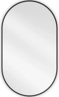 Miroir Grossissant|Silla Global SILLA Miroir mural ovale, 85 x 50 cm, cadre noir
