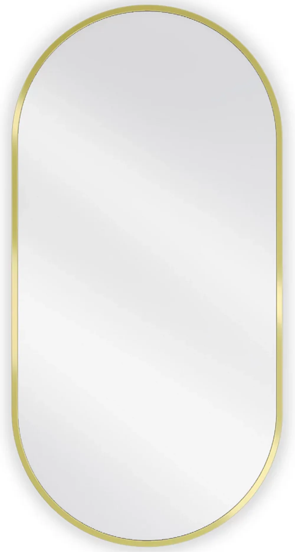 Miroir Grossissant|Silla Global SILLA Miroir mural ovale, 90 x 45 cm, cadre doré
