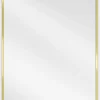 Silla Global SILLA Miroir mural ovale, 100 x 50 cm, cadre doré