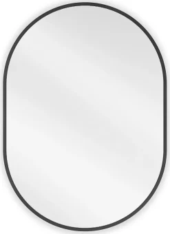 Miroir Grossissant|Silla Global SILLA Miroir mural ovale, 70 x 50 cm, cadre noir