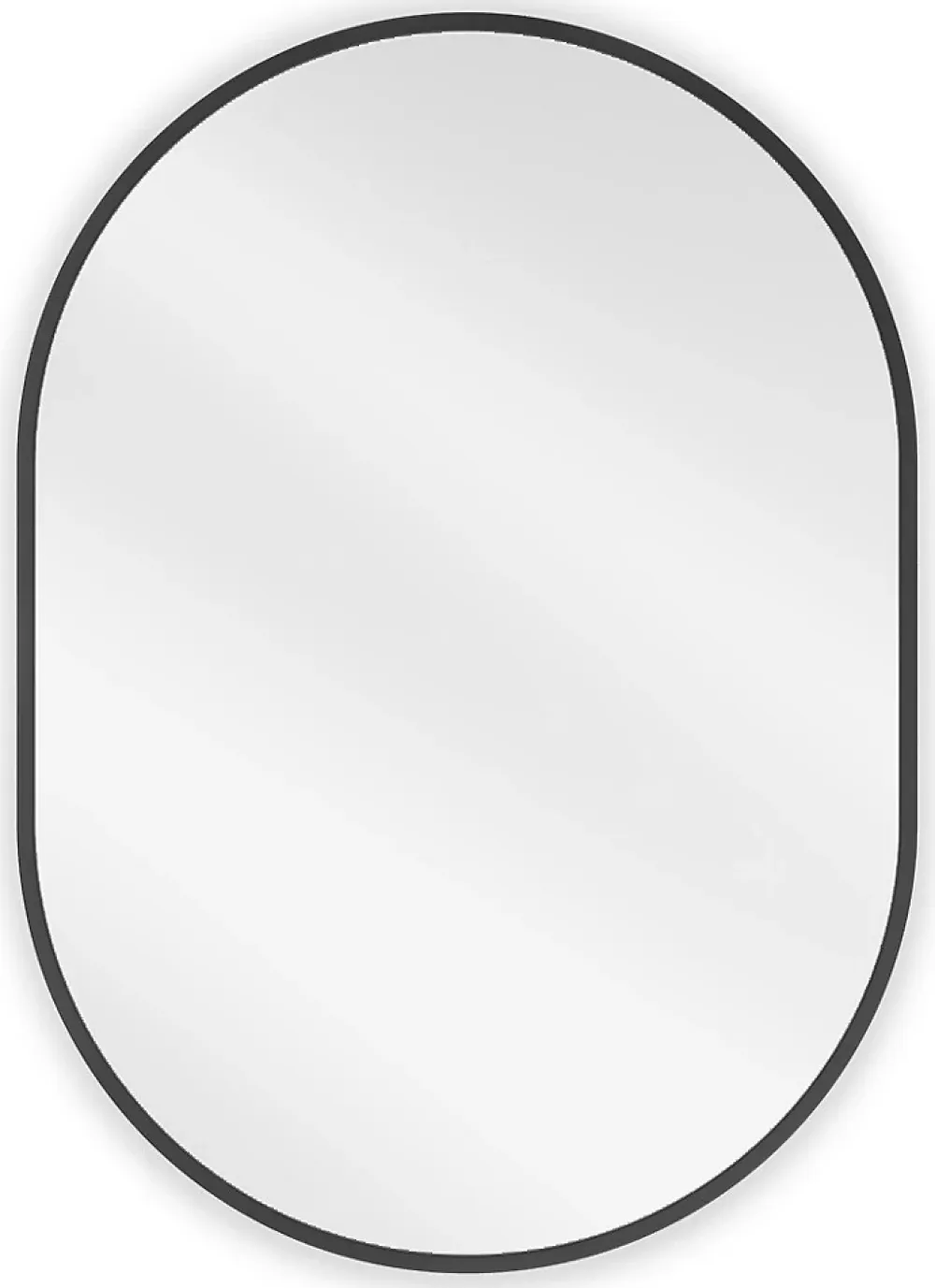 Miroir Grossissant|Silla Global SILLA Miroir mural ovale, 70 x 50 cm, cadre noir