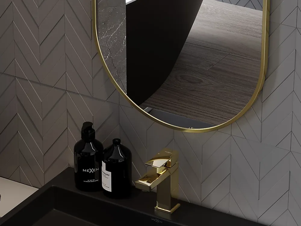 Miroir Grossissant|Silla Global SILLA Miroir mural ovale, 100 x 35 cm, cadre doré