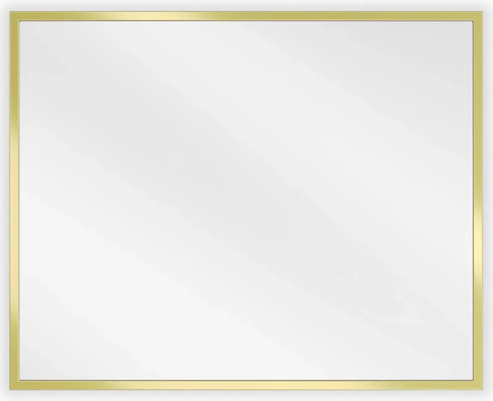 Silla Global SILLA Miroir mural rectangulaire, 50 x 40 cm, cadre doré