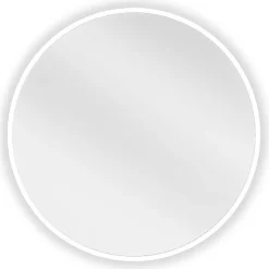 Miroir Grossissant|Silla Global SILLA Miroir mural rond, 50 cm, cadre blanc