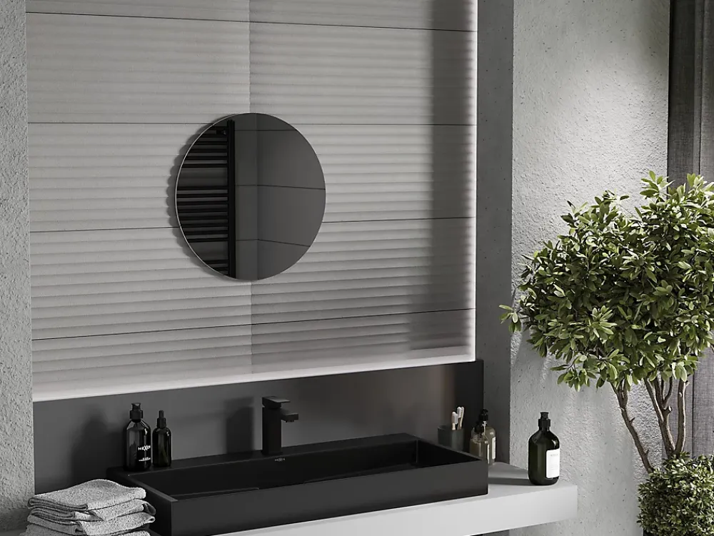 Miroir Grossissant|Silla Global SILLA Miroir mural rond, 50 cm, sans cadre