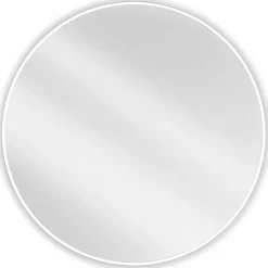 Miroir Grossissant|Silla Global SILLA Miroir mural rond, 90 cm, cadre noir blanc