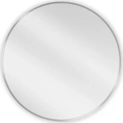 Silla Global SILLA Miroir mural rond, 70 cm, cadre chromé