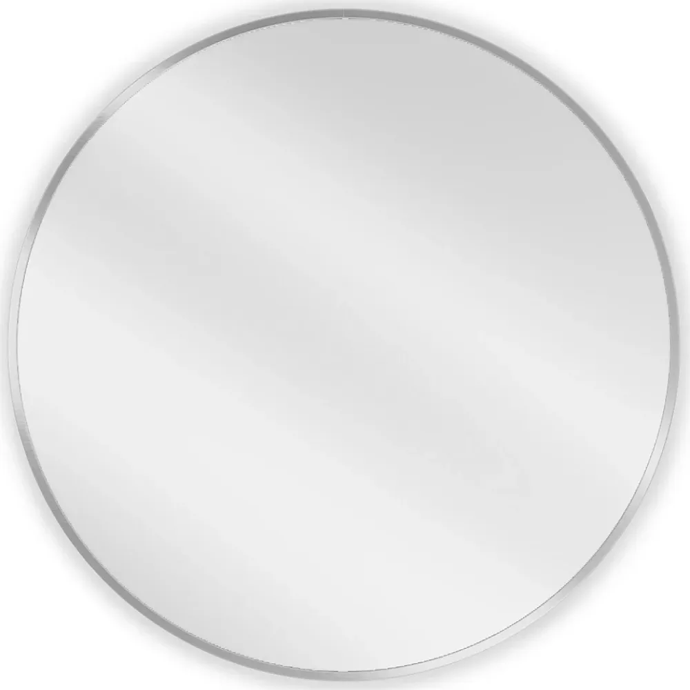 Silla Global SILLA Miroir mural rond, 70 cm, cadre chromé