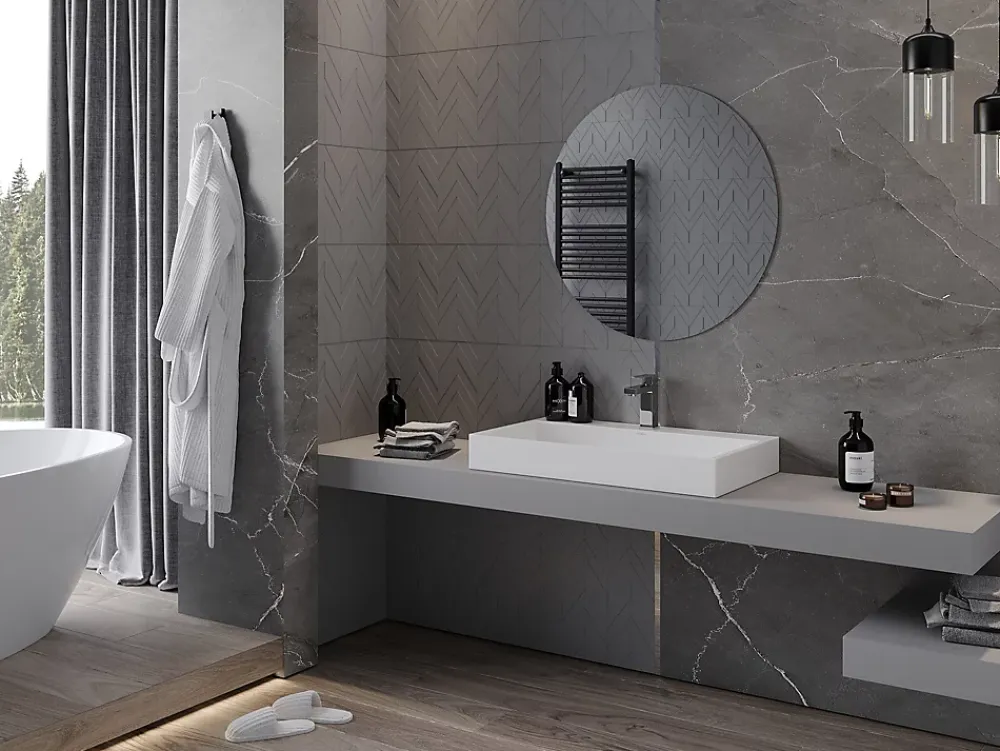 Miroir Grossissant|Silla Global SILLA Miroir mural rond, 80 cm, sans cadre