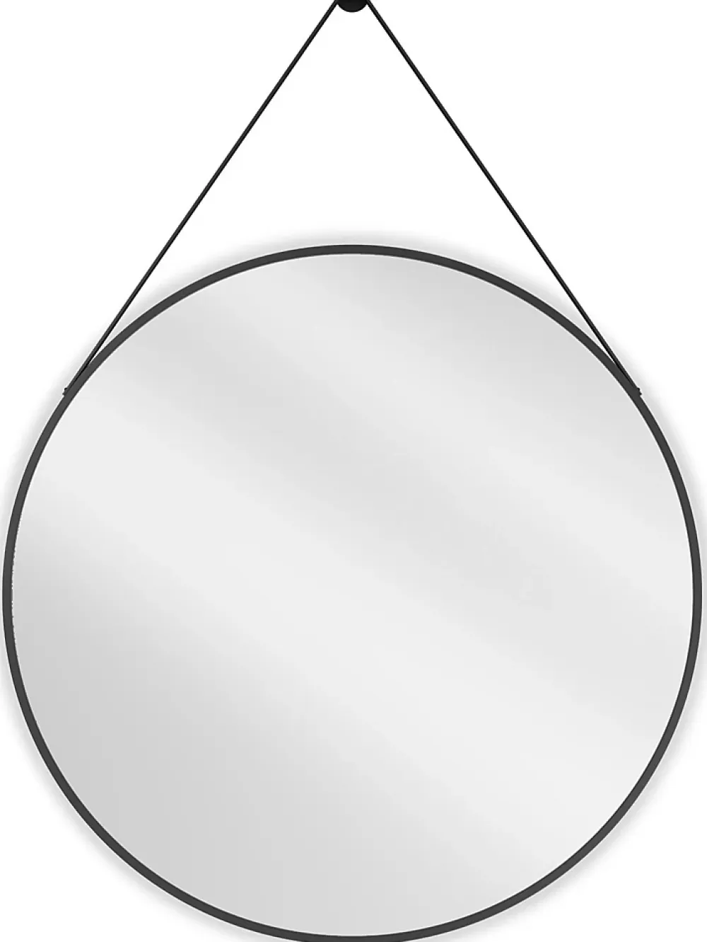Miroir Grossissant|Silla Global SILLA Miroir mural rond, 80 cm, cadre noir