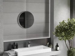 Miroir Grossissant|Silla Global SILLA Miroir mural rond, 30 cm, cadre chromé