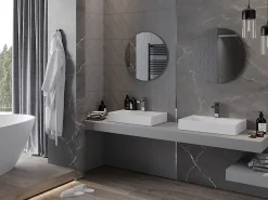 Silla Global SILLA Miroir mural rond, 60 cm, sans cadre