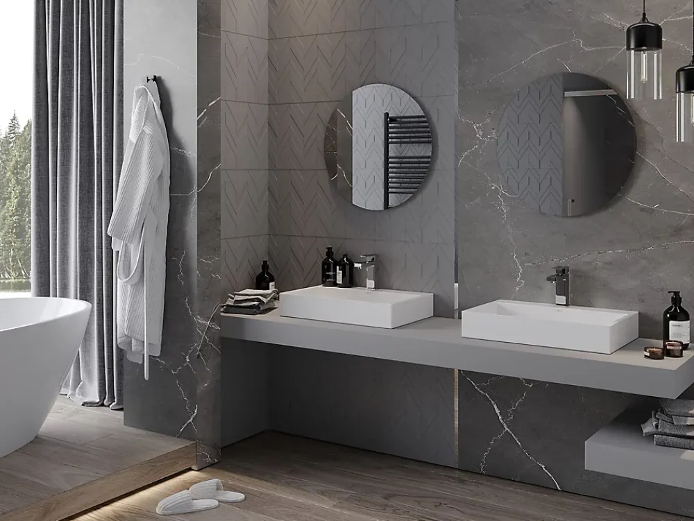 Silla Global SILLA Miroir mural rond, 60 cm, sans cadre
