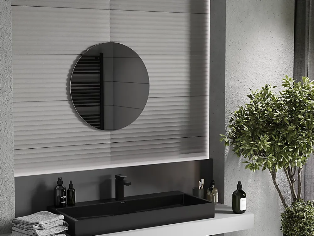 Silla Global SILLA Miroir mural rond, 60 cm, sans cadre
