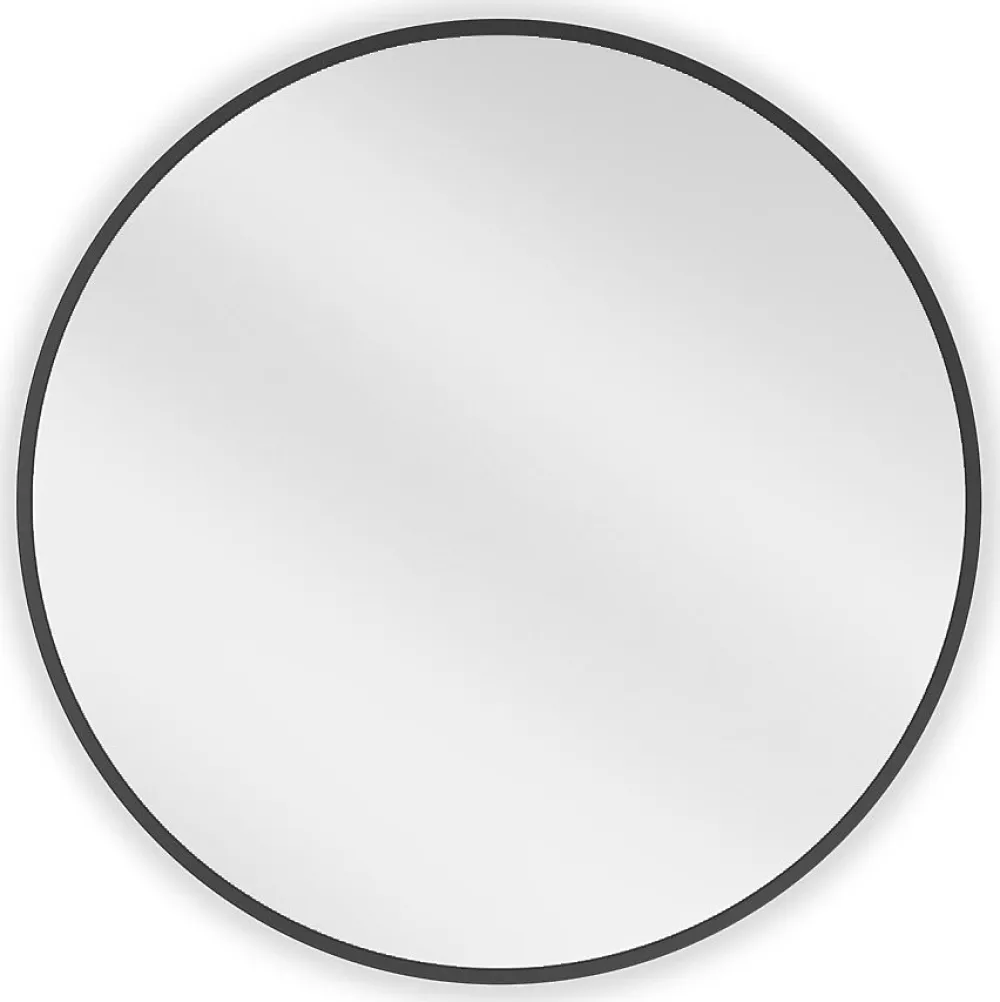 Miroir Grossissant|Silla Global SILLA Miroir mural rond, 65 cm, cadre noir