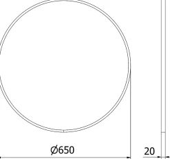 Miroir Grossissant|Silla Global SILLA Miroir mural rond, 65 cm, cadre noir