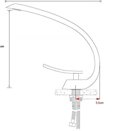 Robinet Lavabo Et Vasque|Silla Global SILLA Mitigeur lavabo moderne en Laiton, économie d'eau, Doré