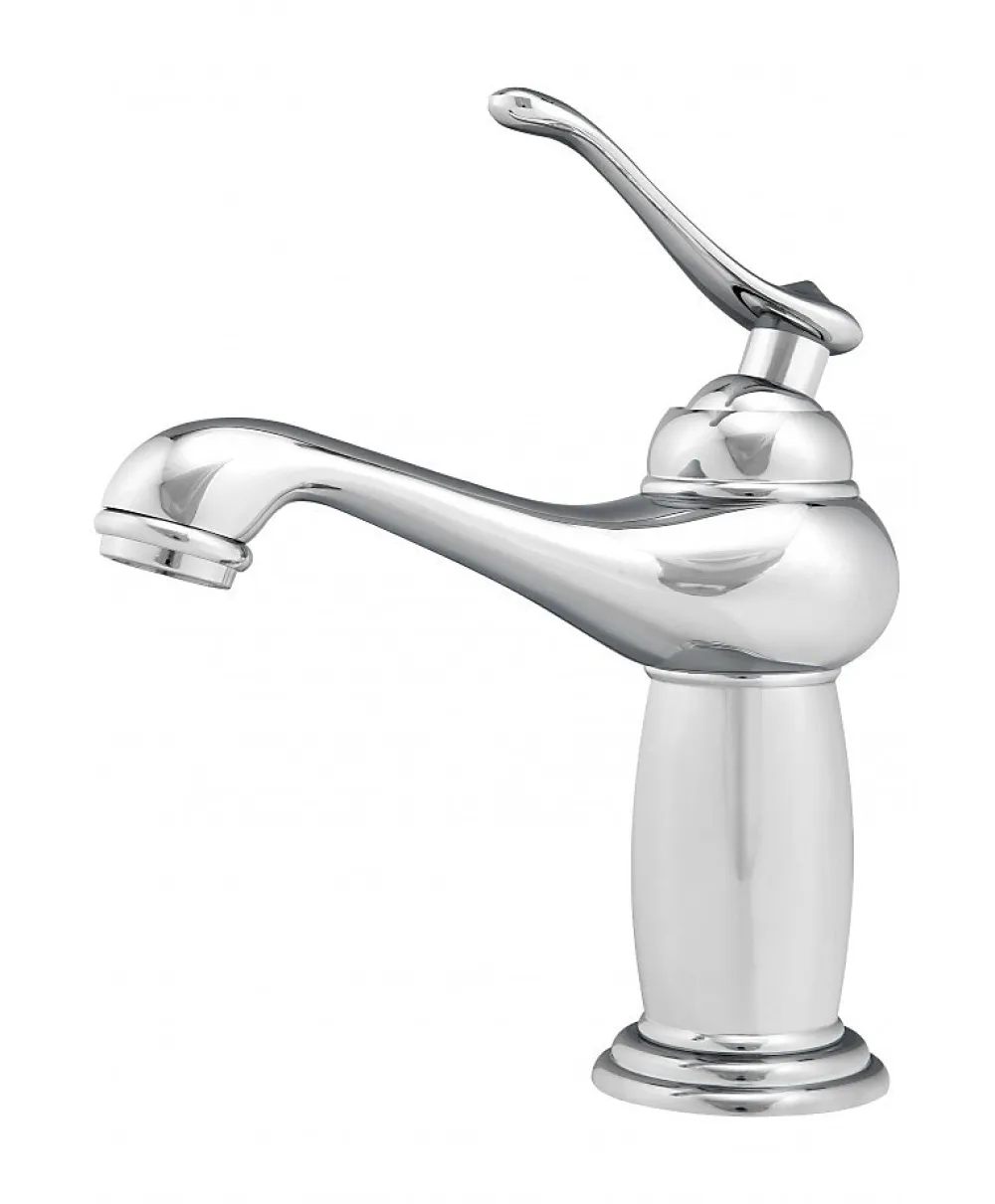 Robinet Lavabo Et Vasque|Silla Global SILLA Mitigeur lavabo retro en Laiton, économie d'eau, Chromé