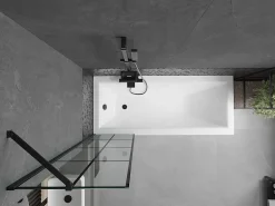 Pare-Baignoire|Silla Global Silla Pare-baignoire fixe, 50x150 cm, Noir