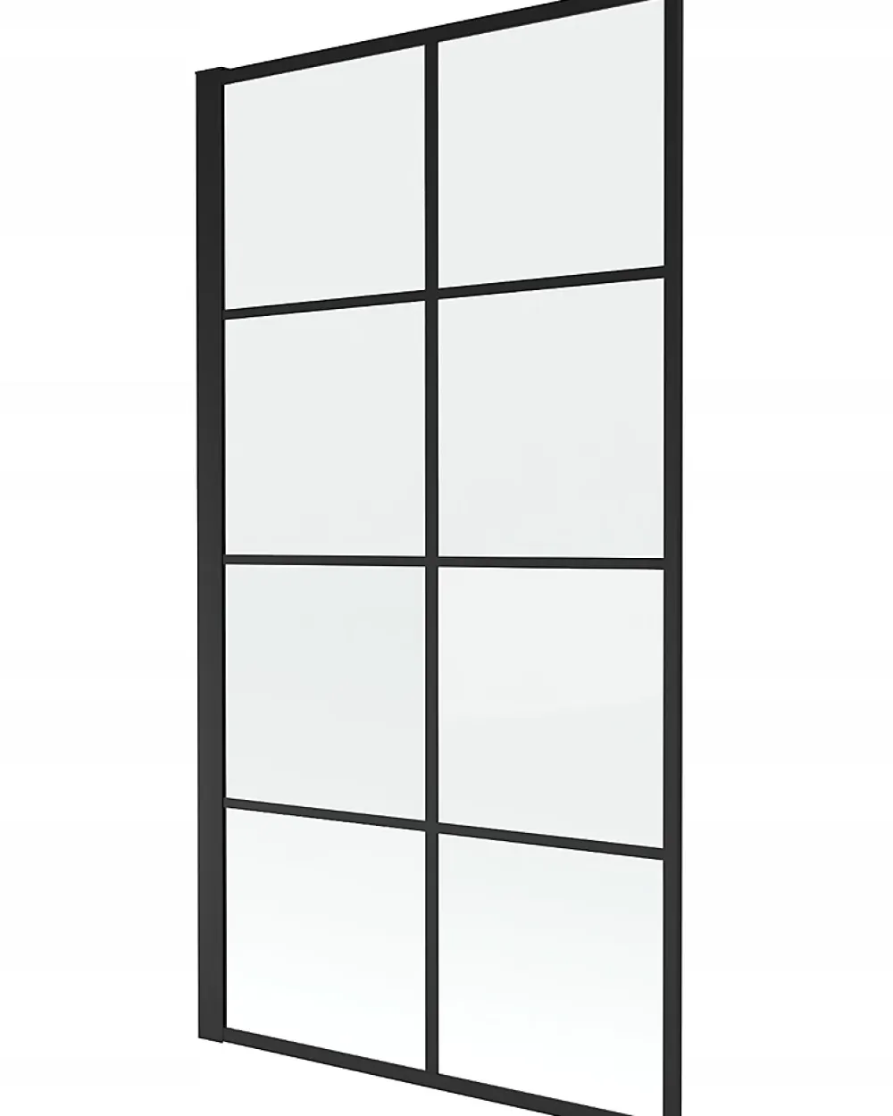 Silla Global Silla Pare-baignoire fixe, 80x140 cm, Noir