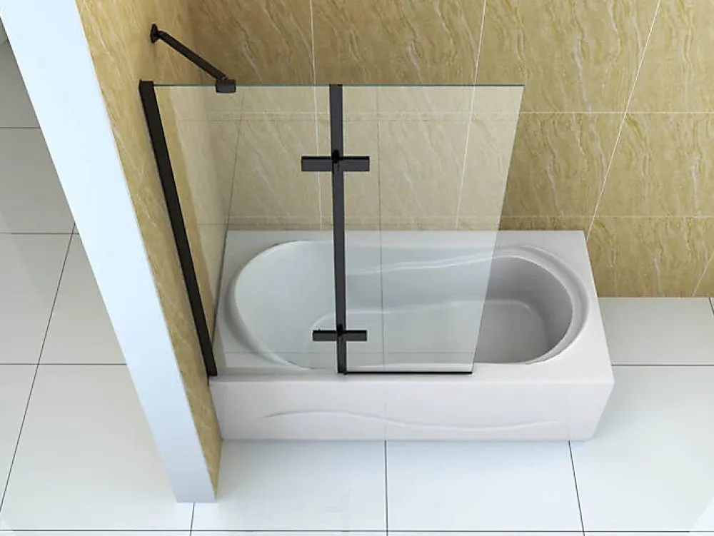 Pare-Baignoire|Silla Global Silla Pare-baignoire GARETT, fixe, 120x150 cm, Noir