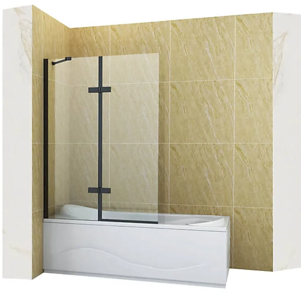 Pare-Baignoire|Silla Global Silla Pare-baignoire GARETT, fixe, 100x150 cm, Noir