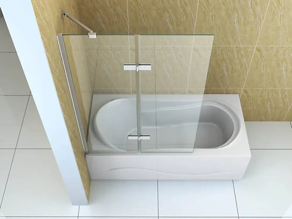 Silla Global Silla Pare-baignoire GARETT, fixe, 120x150 cm, Chromé