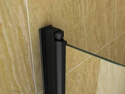 Silla Global Silla Pare-baignoire MARION, pivotant, 120x140 CM, Noir