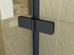 Silla Global Silla Pare-baignoire MARION, pivotant, 120x140 CM, Noir