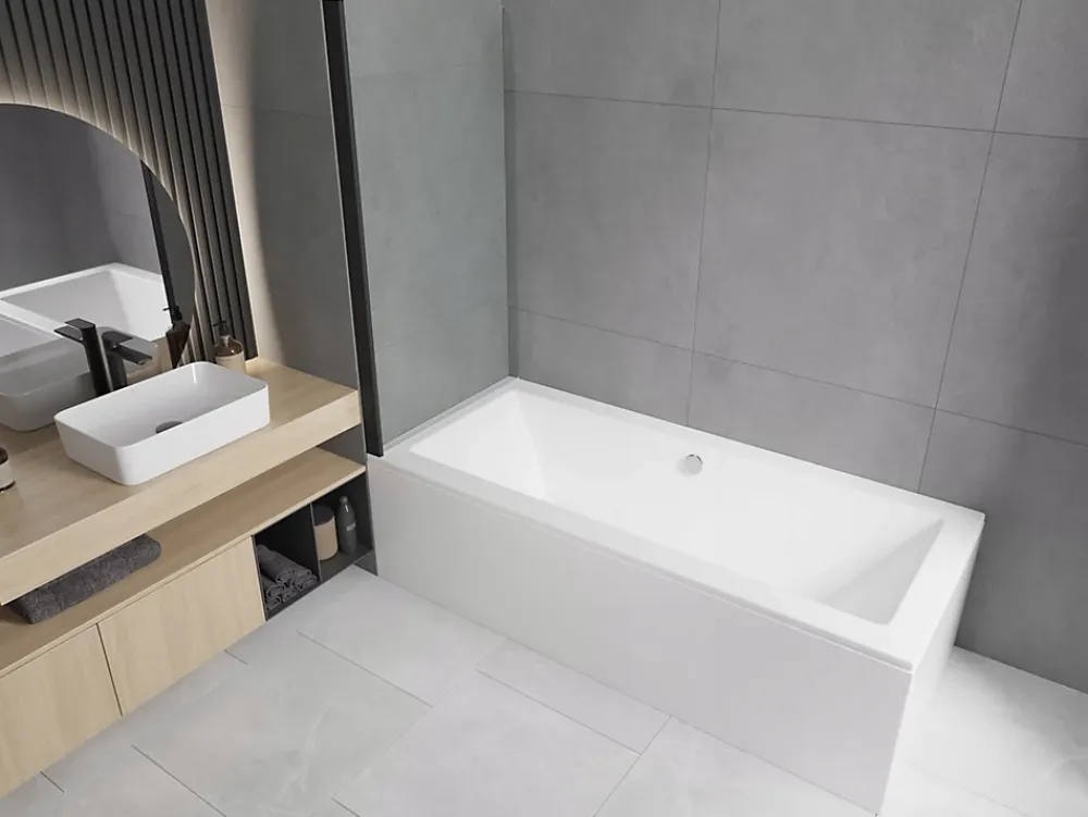 Pare-Baignoire|Silla Global Silla Pare-baignoire pivotant, 70x140 cm, Noir