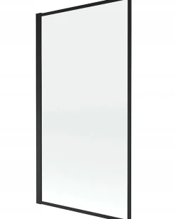 Silla Global Silla Pare-baignoire pivotant, 70x140 cm, Noir
