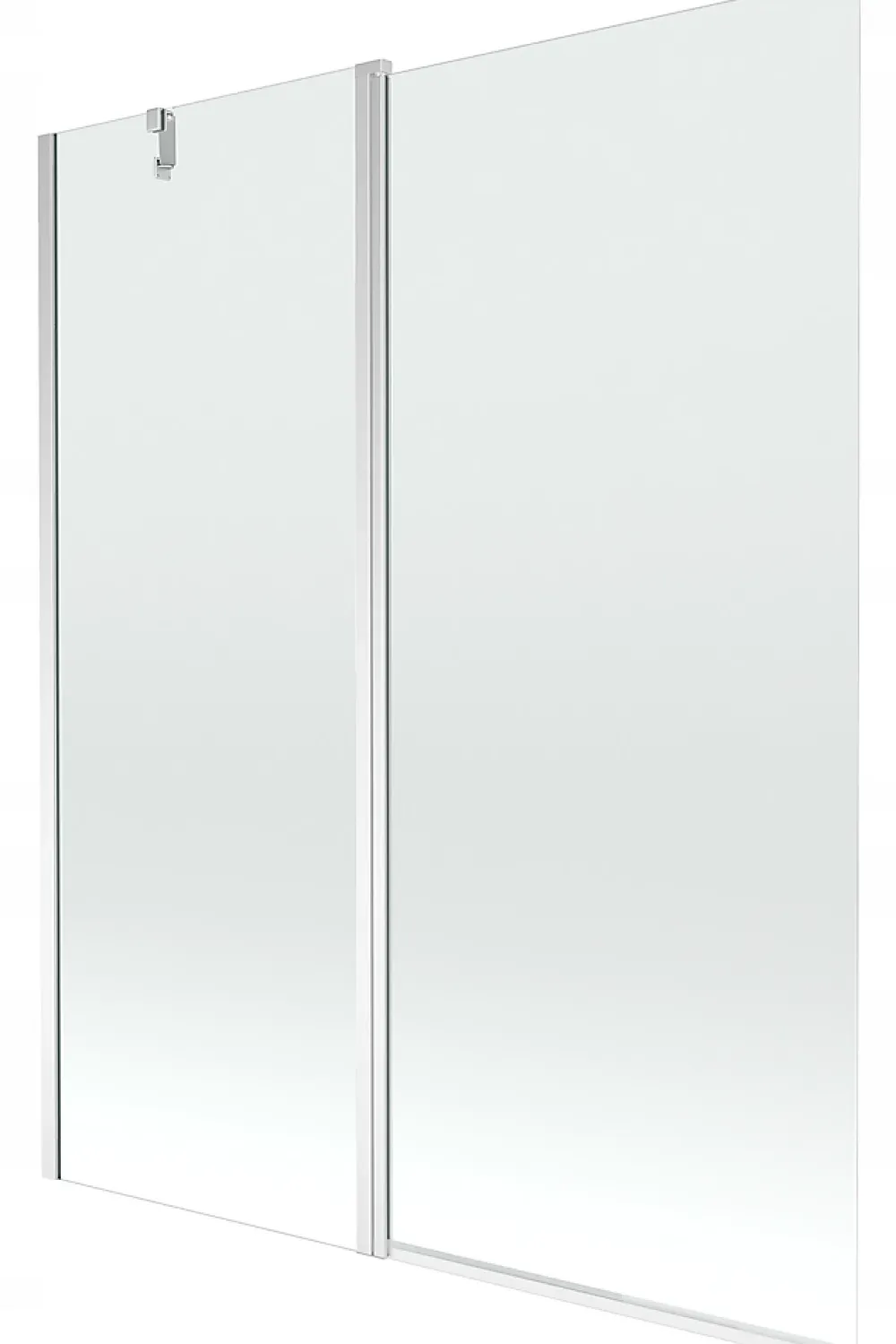 Silla Global Silla Pare-baignoire pivotant, 140x150 cm, Chromé
