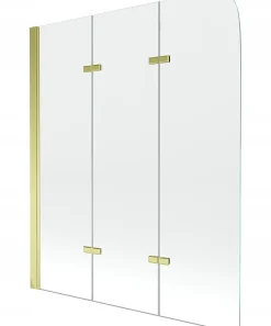 Pare-Baignoire|Silla Global Silla Pare-baignoire pivotant, 120x140 cm, Doré