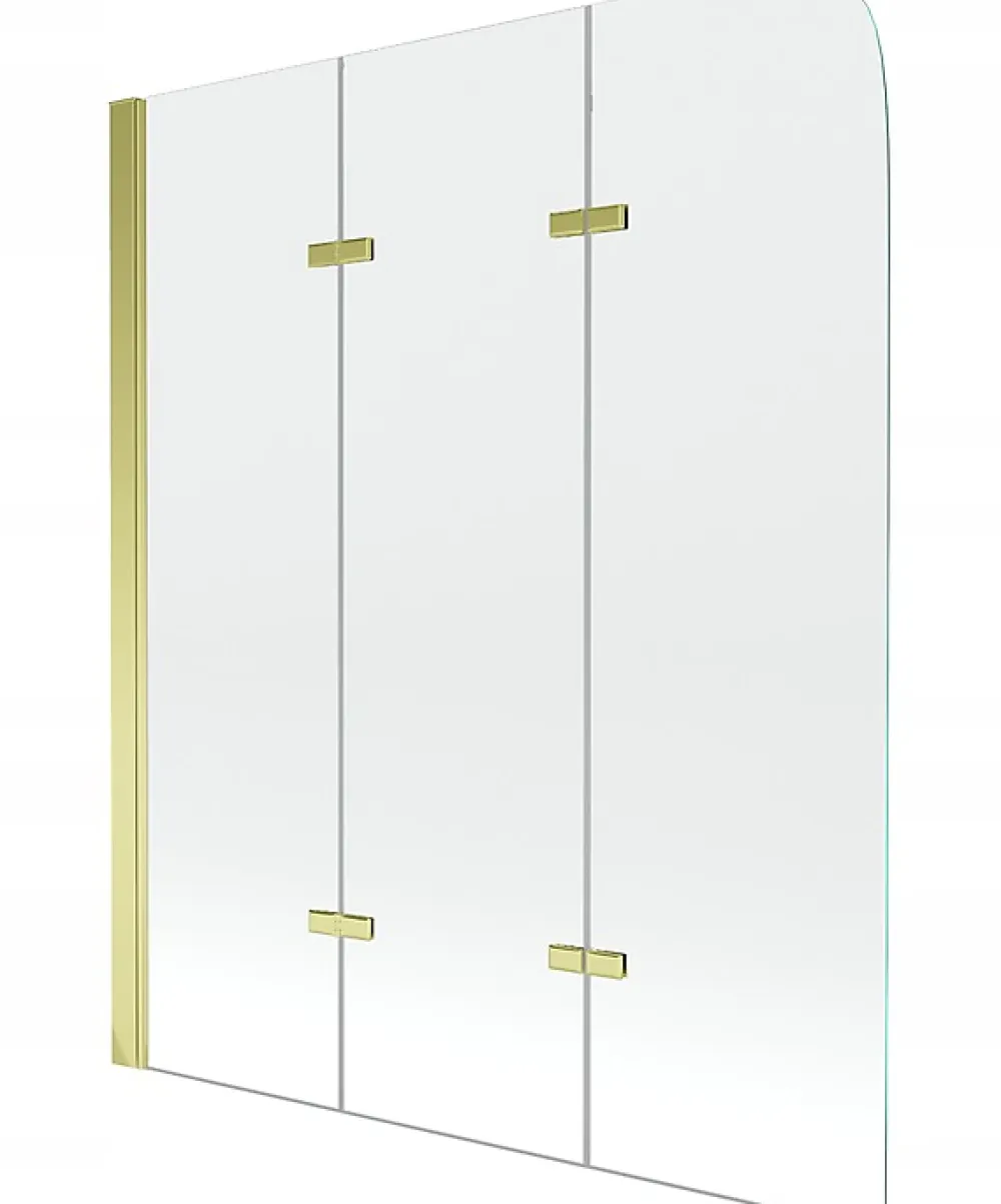 Pare-Baignoire|Silla Global Silla Pare-baignoire pivotant, 120x140 cm, Doré